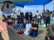 فيديو: خطبة وصلاة الجمعة من أمام مقبرة الإسعاف بيافا للشيخ محمد عايش